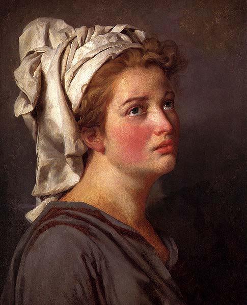 Jacques-Louis David Louis David Portrait Of A Young Woman In A Turban oil painting image